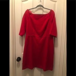 NWT Ann Taylor Factory Red Dress 14P